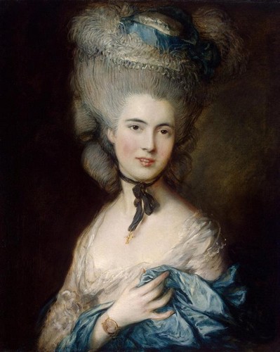 Портрет дамы в голубомТомас Гейнсборо – описание картины