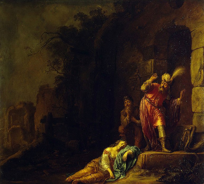 «Смерть жены Левита» Бартсиус, Виллем – описание картины